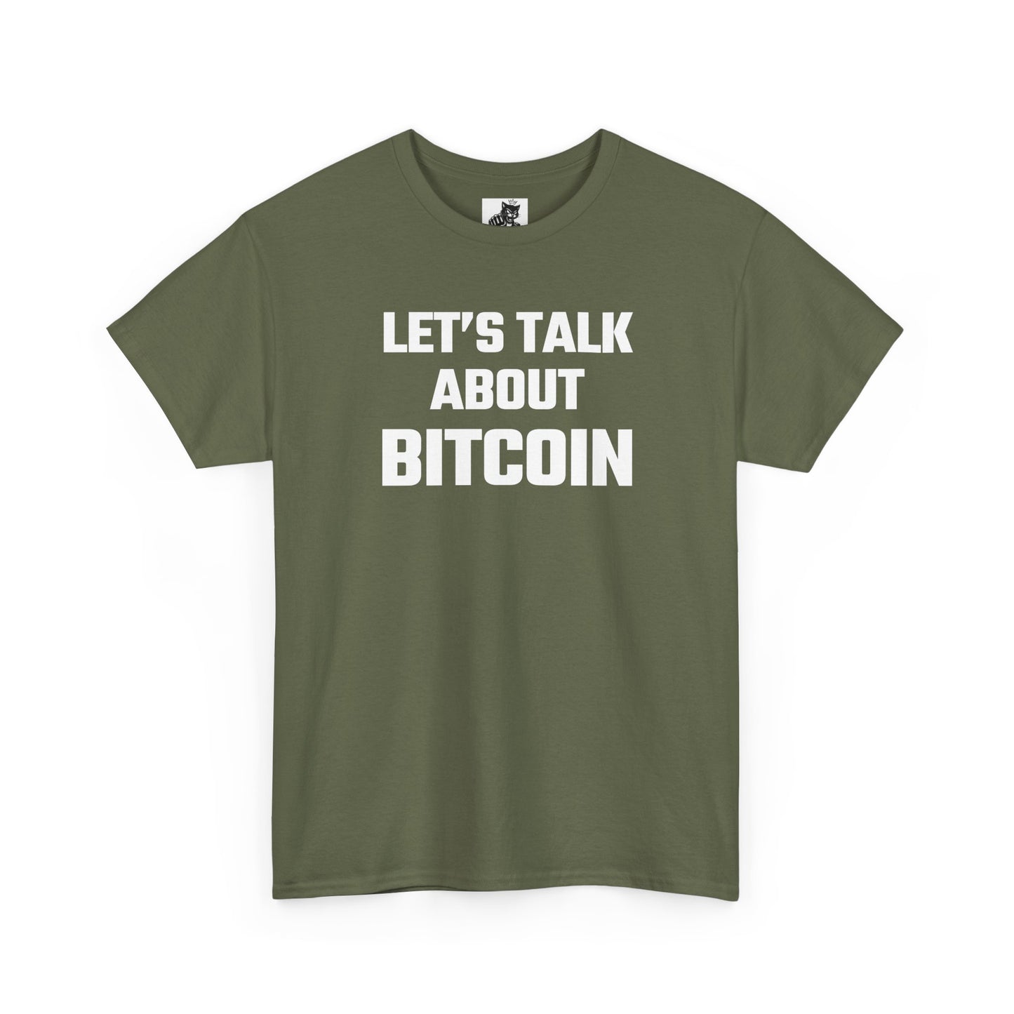 Let's Talk About Bitcoin - Crypto Themed T-Shirt