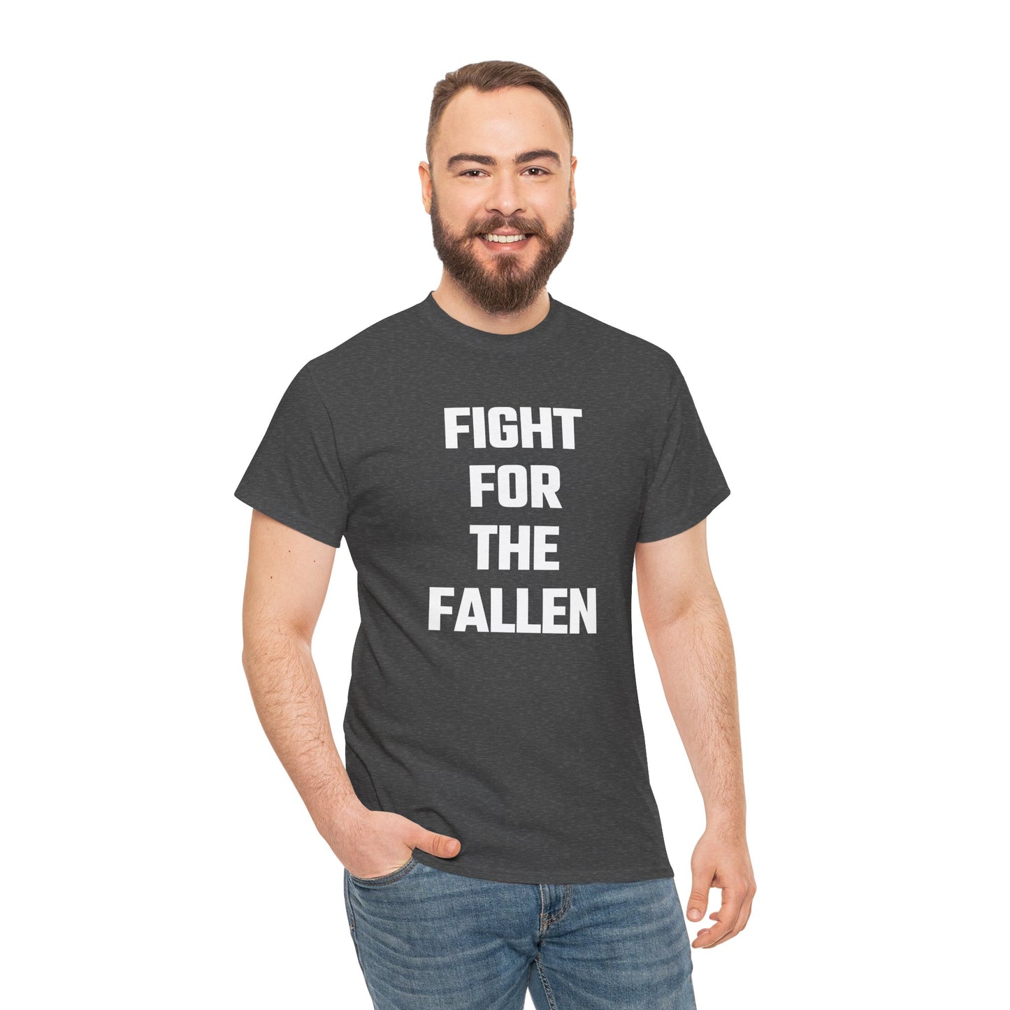Fight For The Fallen Graphic Tee - Unisex Cotton T-Shirt