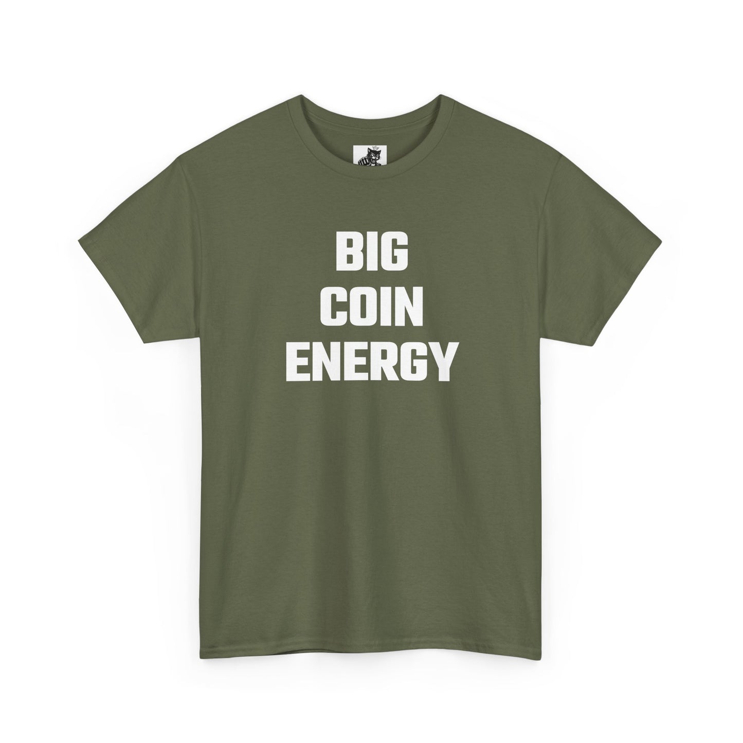 Big Coin Energy Crypto Themed T-Shirt