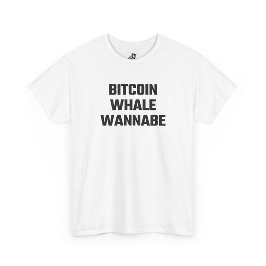 Bitcoin Whale Wannabe Crypto Themed T-Shirt