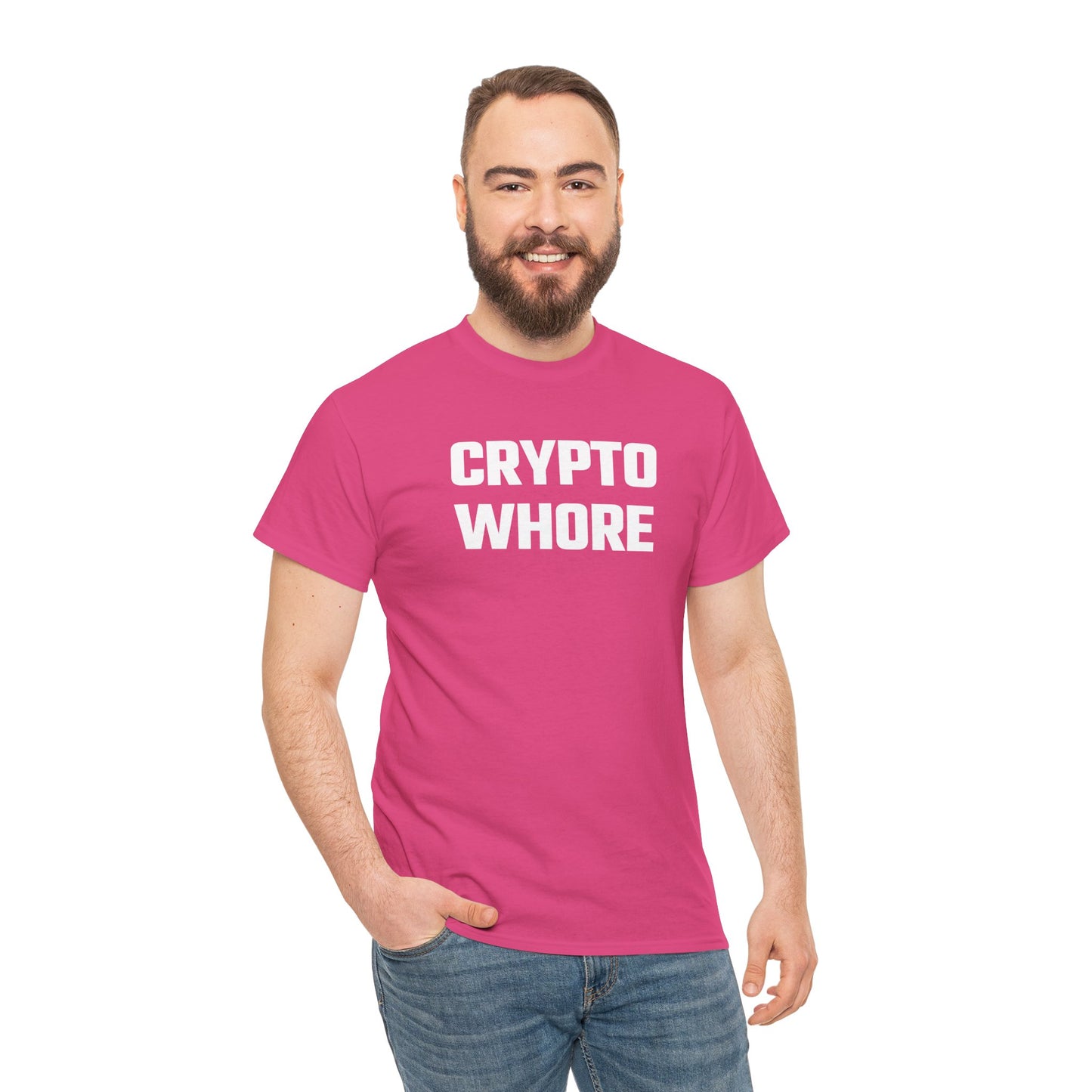 Crypto Whore Graphic Tee - Unisex Cotton T-Shirt