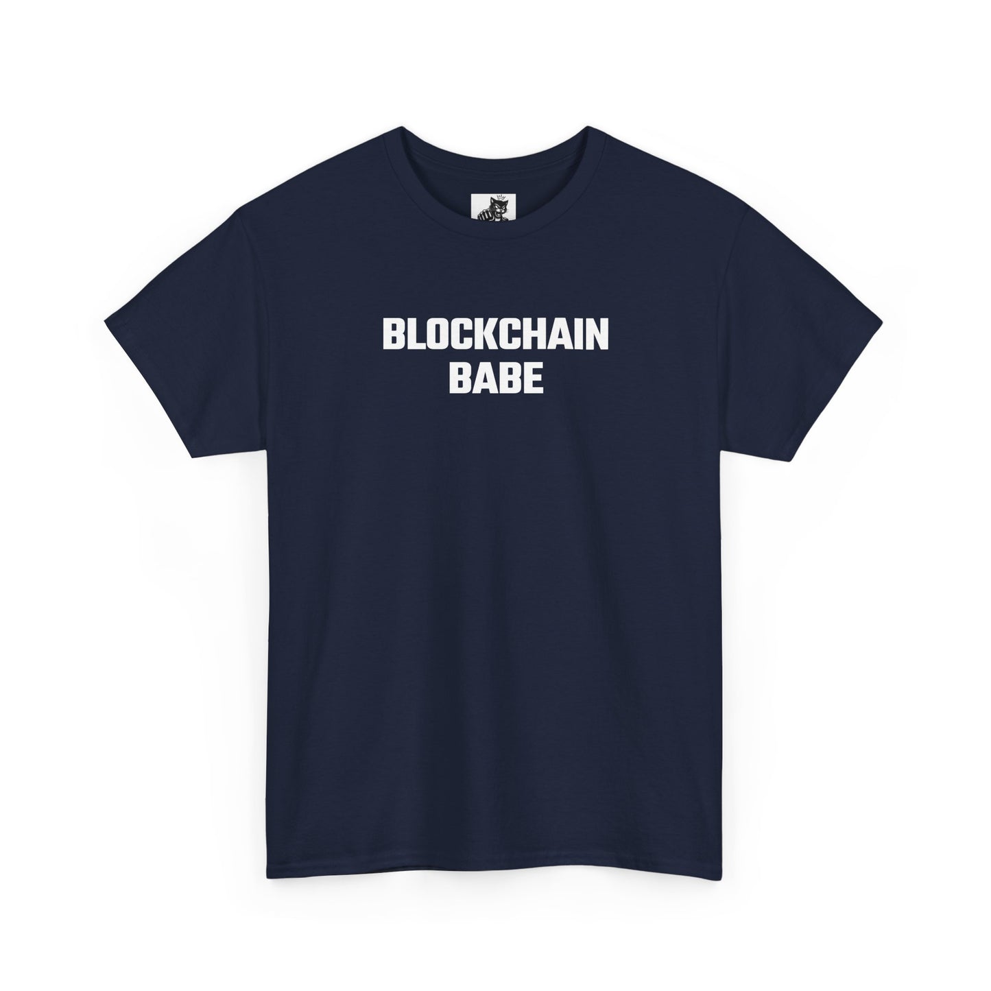 Blockchain Babe Crypto Themed T-Shirt