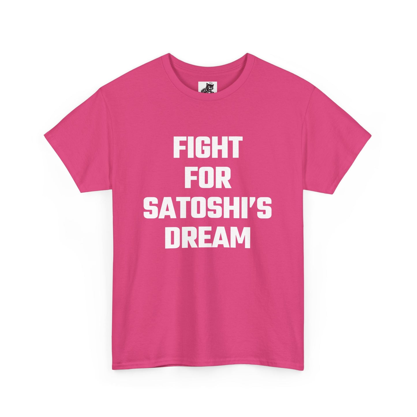 Fight For Satoshi's Dream Graphic Tee - Unisex Cotton T-Shirt