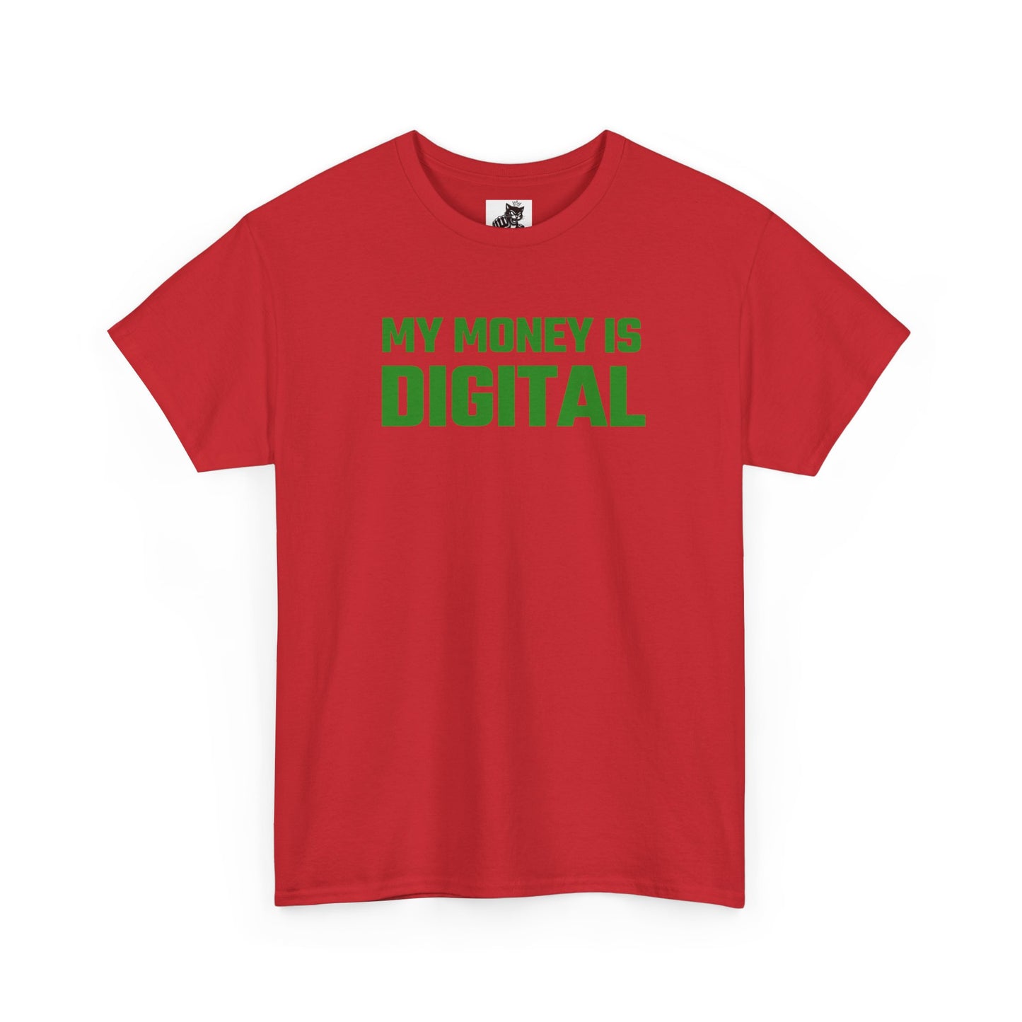 My Money Is Digital (Green) - Crypto Themed T-Shirt