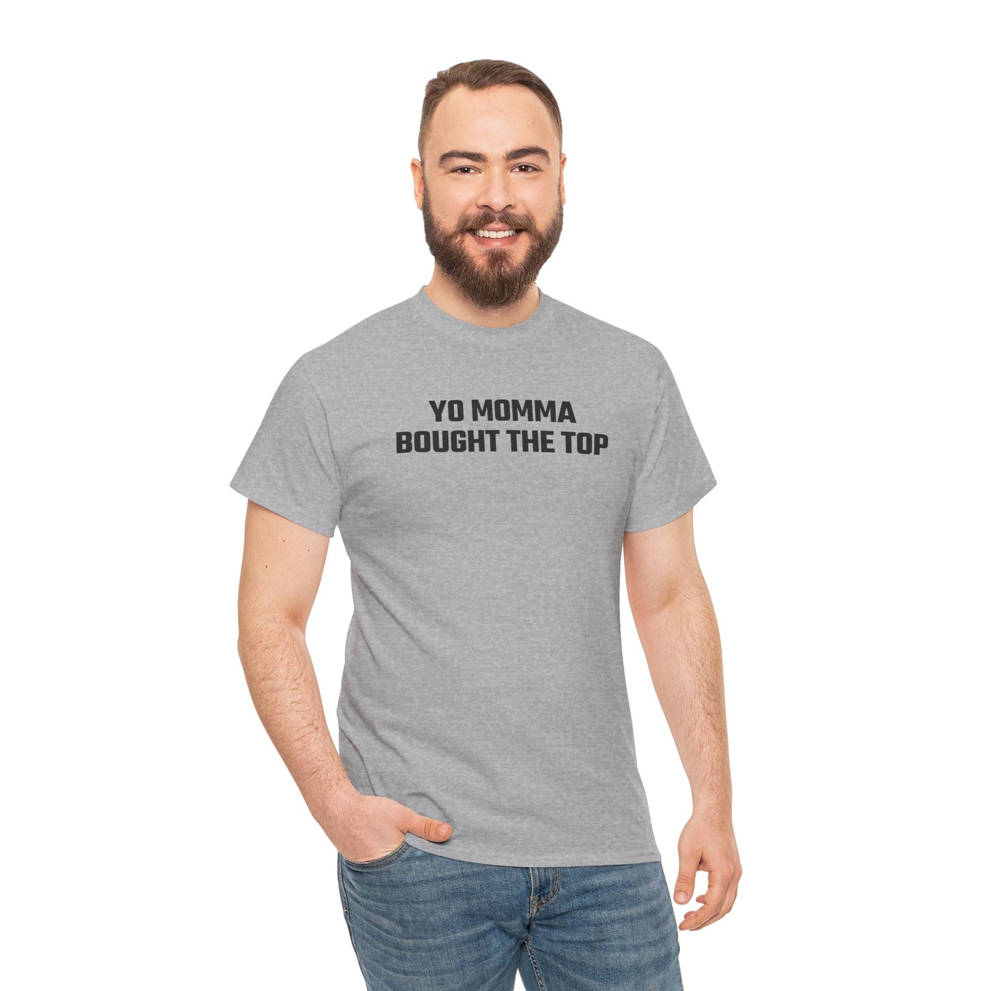 Yo Momma Bought The Top Graphic Tee - Crypto Themed T-Shirt