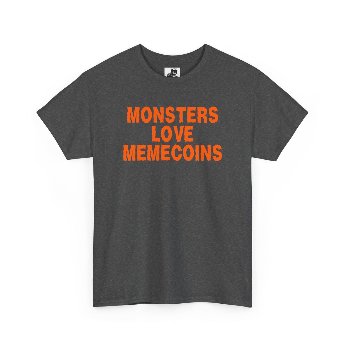 Monsters Love Memecoins Graphic Tee - Crypto Halloween T-Shirt