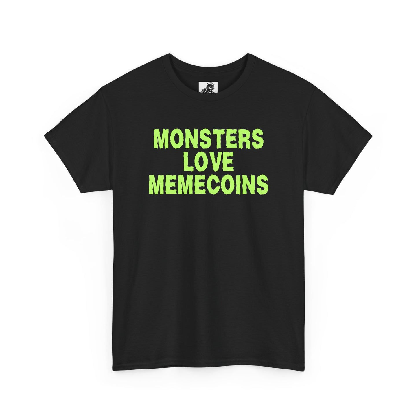 Monsters Love Memecoins (Version 2) Graphic Tee - Crypto Halloween T-Shirt