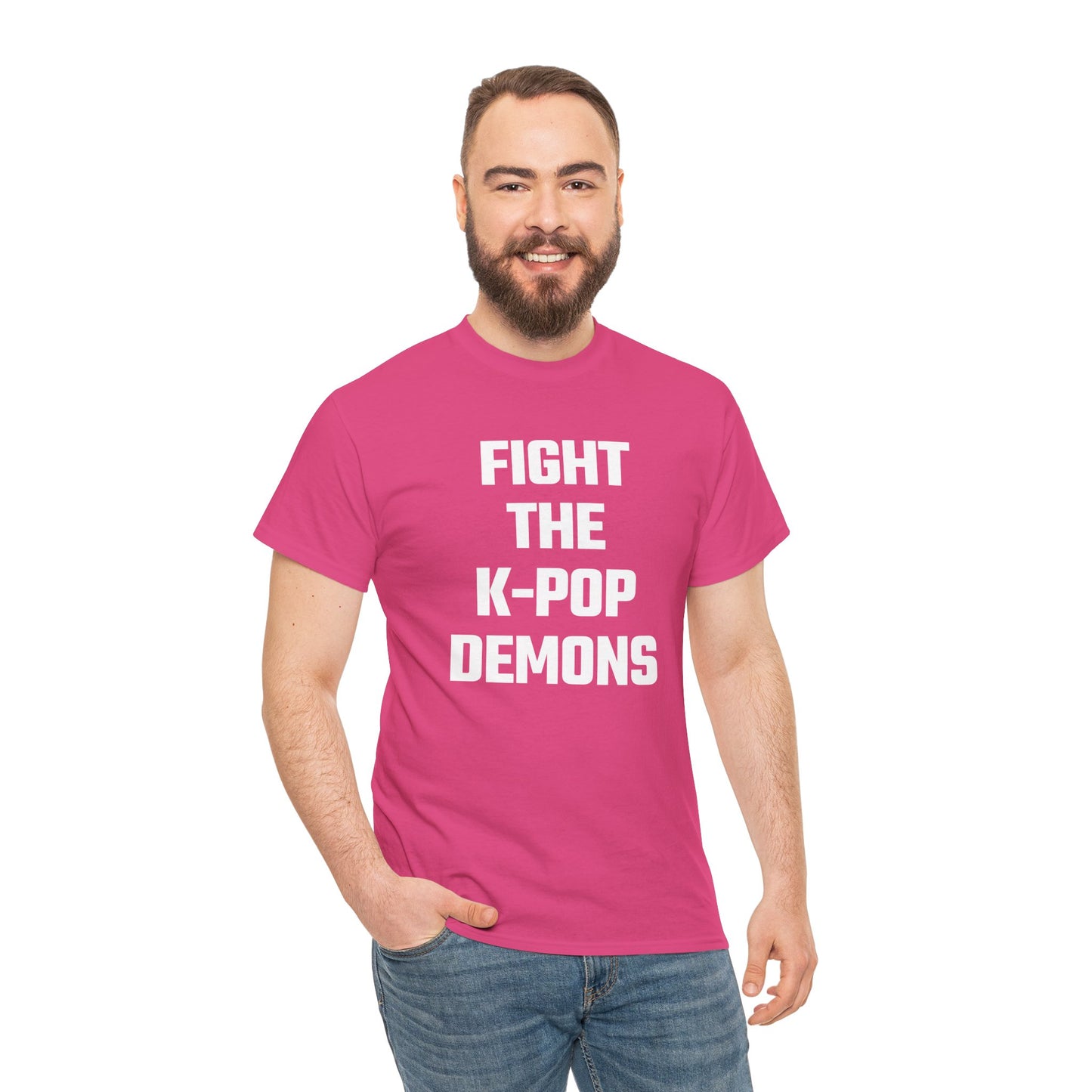 Fight The K-Pop Demons Graphic Tee - Unisex Cotton T-Shirt
