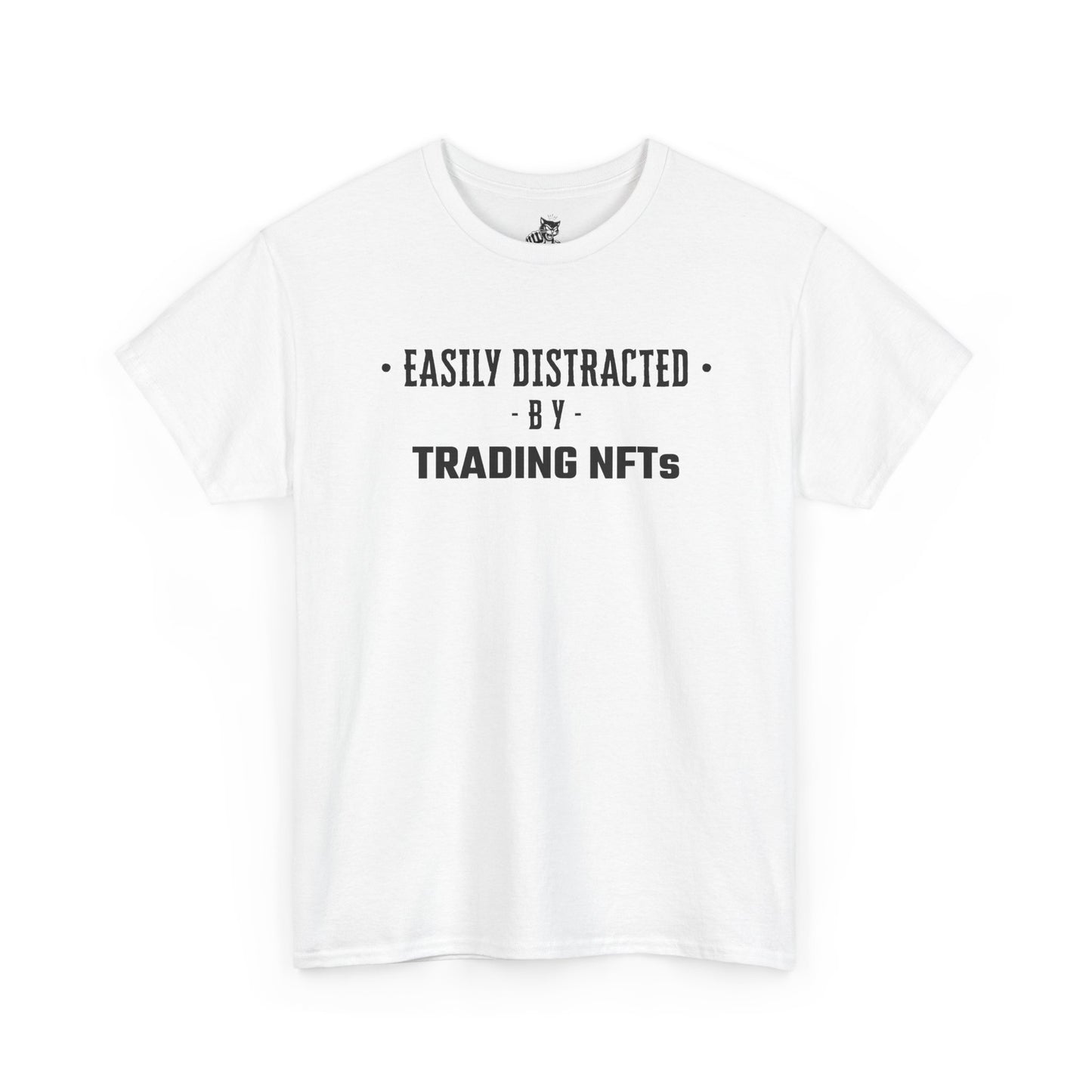 Easily Distracted By Trading NFTs Graphic Tee - Unisex Cotton T-Shirt