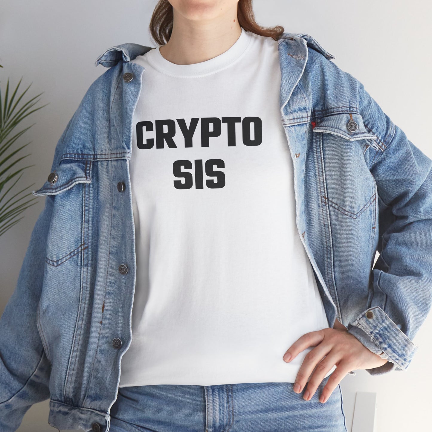 Crypto Sis Graphic Tee - Unisex Cotton T-Shirt