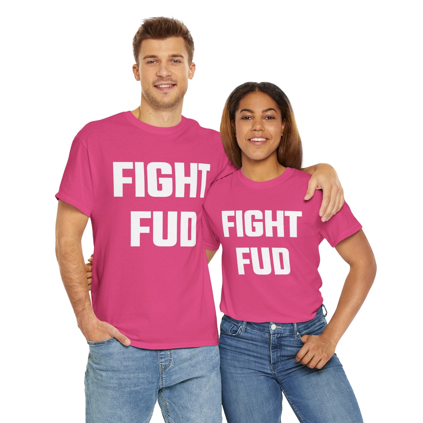 Fight FUD Graphic Tee - Unisex Cotton T-Shirt