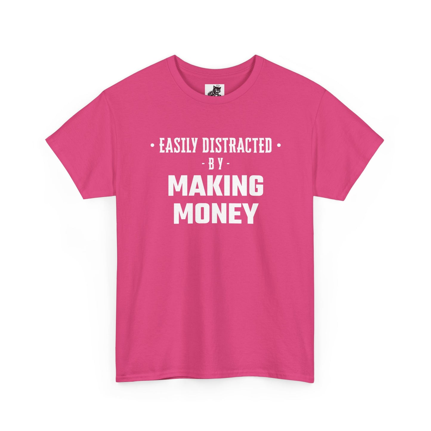 Easily Distracted By Making Money Graphic Tee - Unisex Cotton T-Shirt