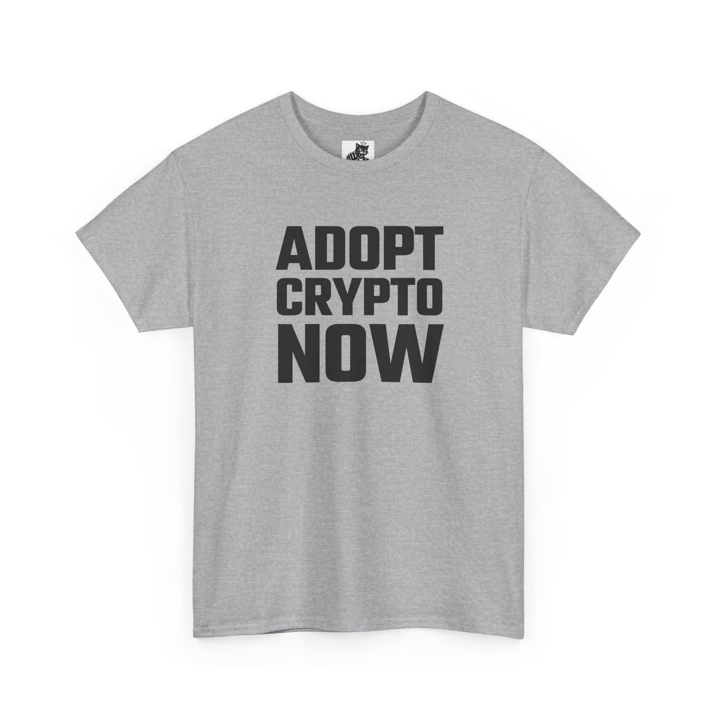 Adopt Crypto Now Graphic T-Shirt