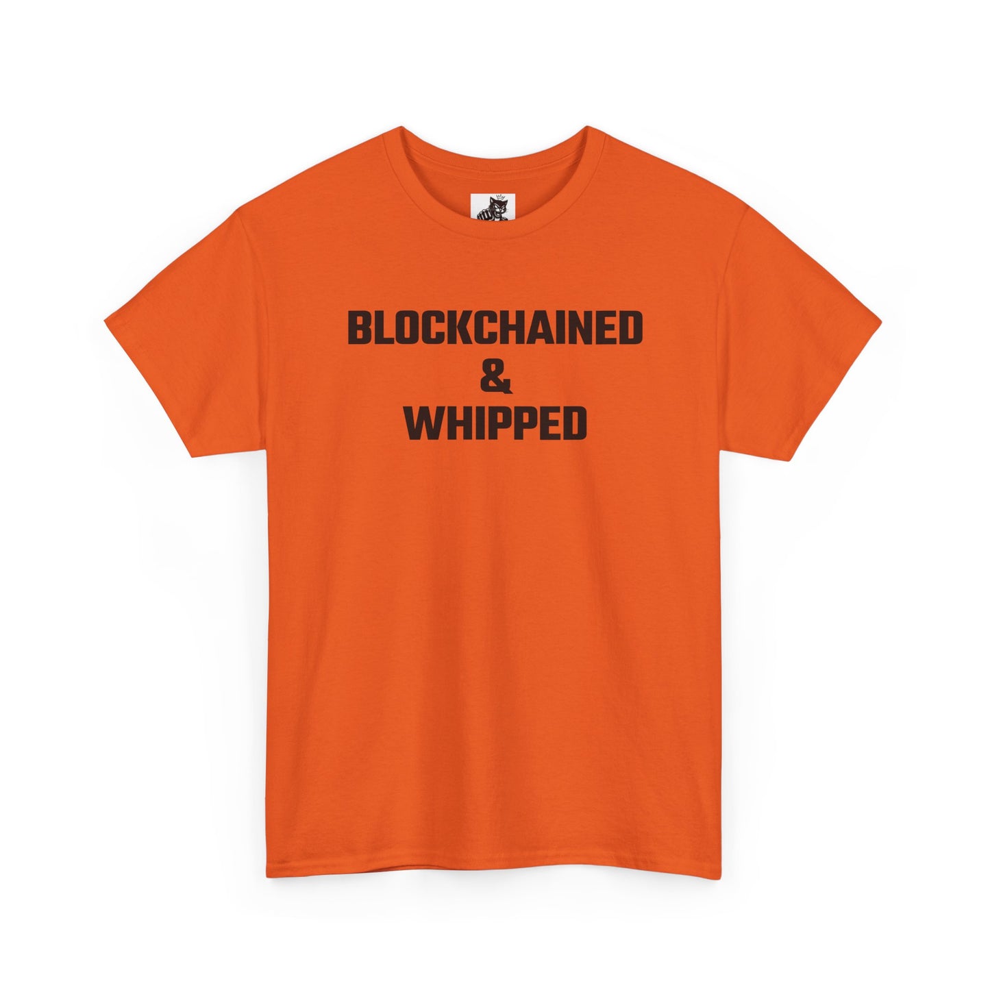 Blockchained And Whipped (Version 2) Crypto Themed T-Shirt