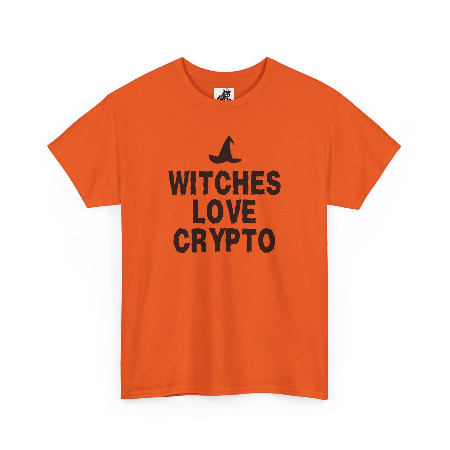 Witches Love Crypto Graphic Tee - Crypto Halloween Witch T-Shirt