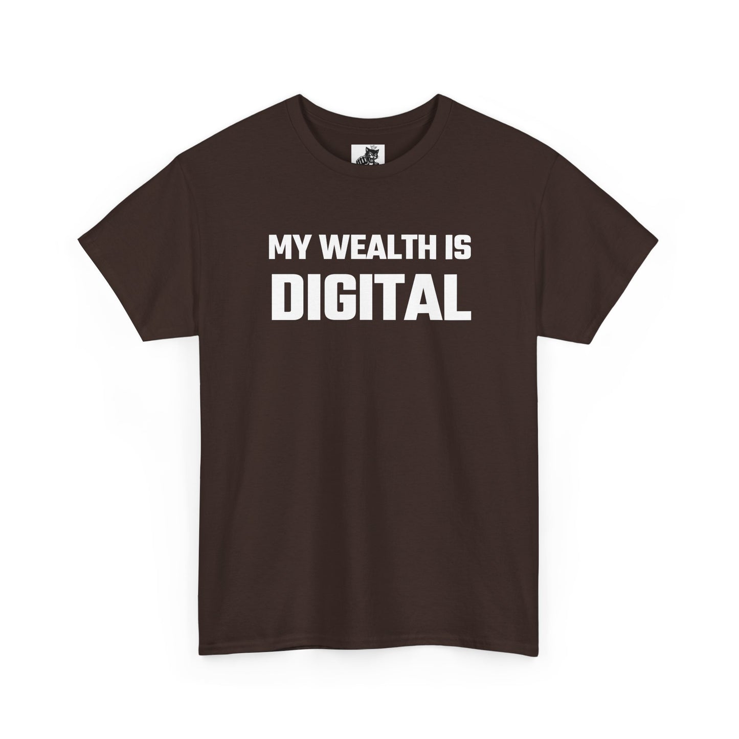 My Wealth Is Digital - Crypto Themed T-Shirt