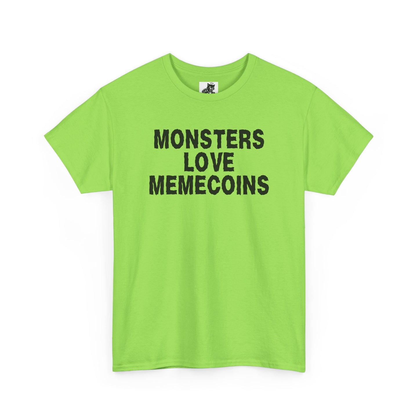 Monsters Love Memecoins (Version 2) Graphic Tee - Crypto Halloween T-Shirt