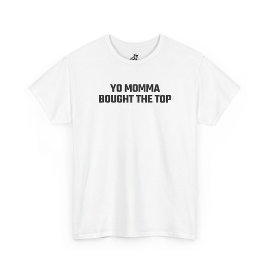 Yo Momma Bought The Top Graphic Tee - Crypto Themed T-Shirt