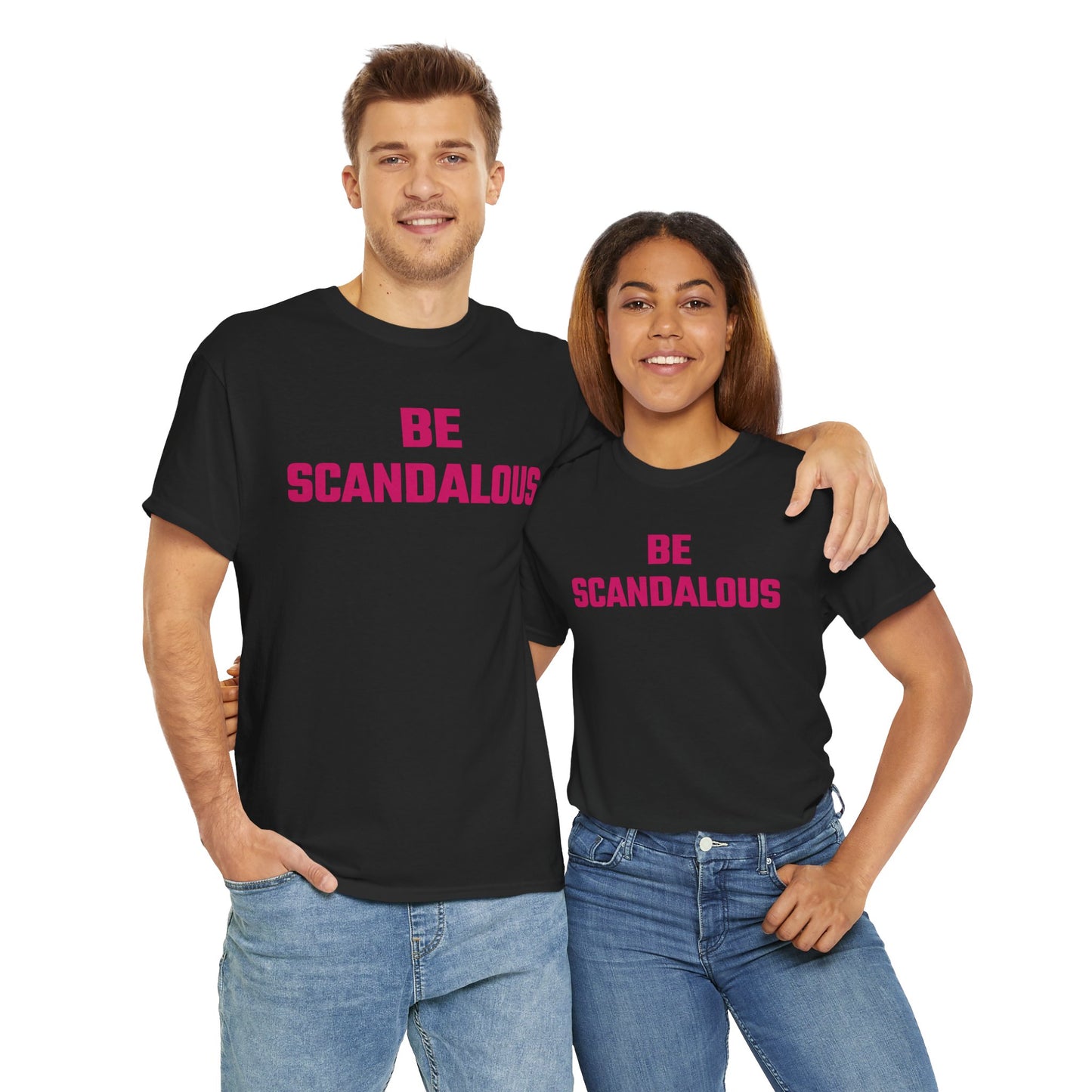Be Scandalous (Version 2) Graphic Tee - Unisex Cotton T-Shirt