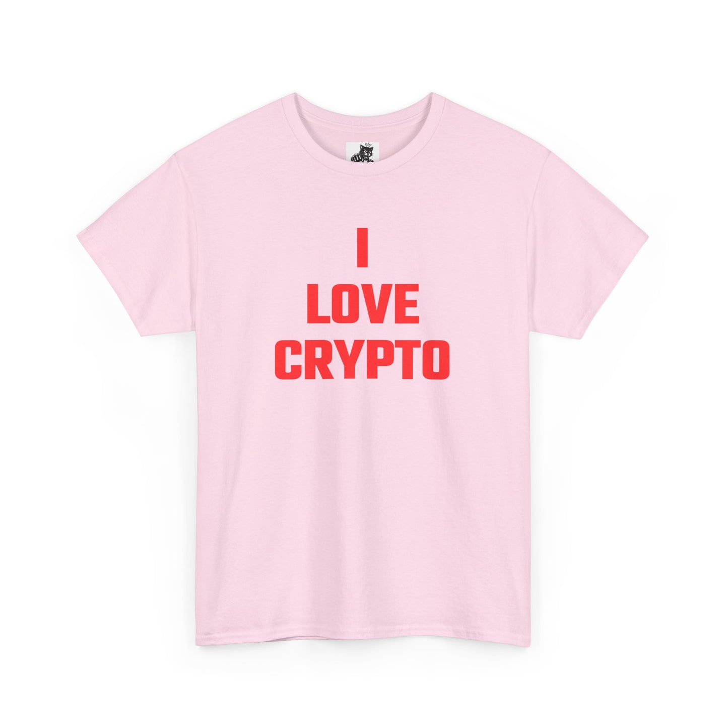 I Love Crypto (Version 3) Graphic Tee - Unisex Cotton T-Shirt