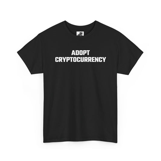Adopt Cryptocurrency Graphic T-Shirt