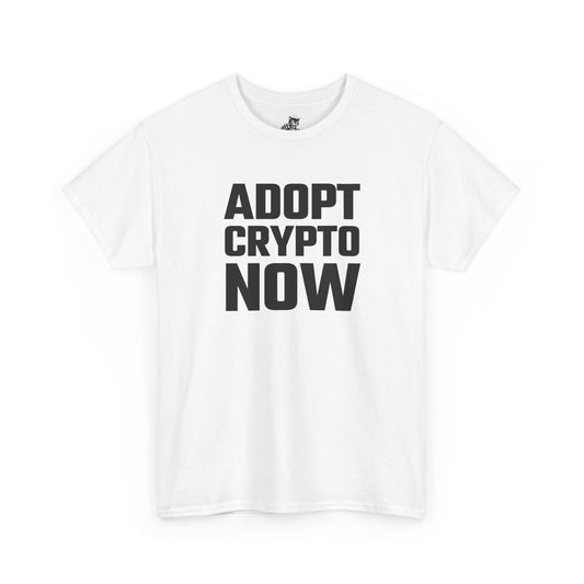 Adopt Crypto Now Graphic T-Shirt
