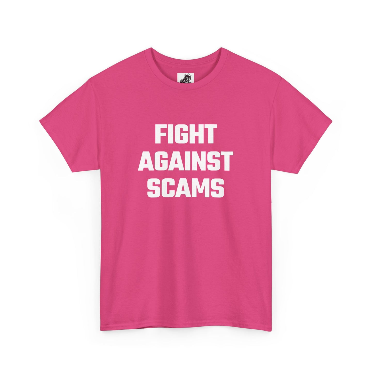Fight Against Scams Graphic Tee - Unisex Cotton T-Shirt