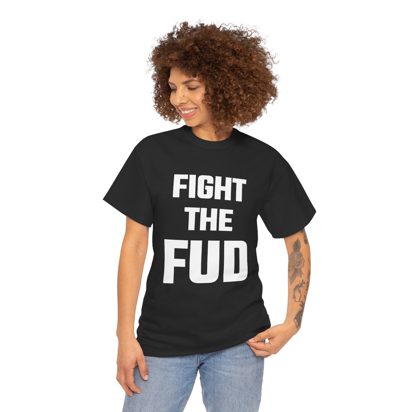 Fight The FUD Graphic Tee - Unisex Cotton T-Shirt