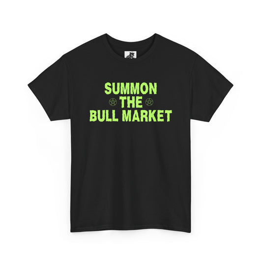 Summon The Bull Market (Version 2) Graphic Tee - Crypto Halloween T-Shirt