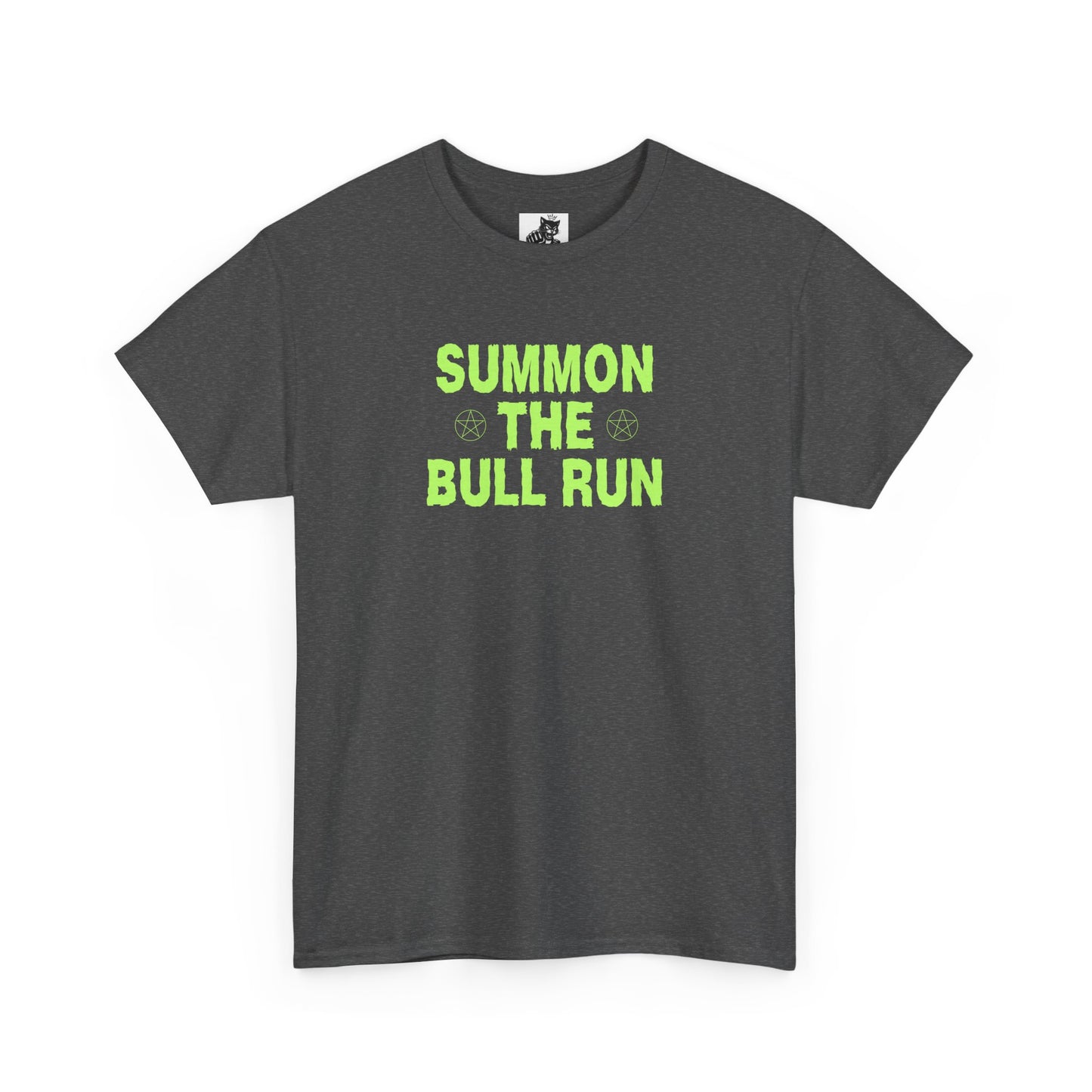 Summon The Bull Run (Version 2) Graphic Tee - Crypto Halloween T-Shirt