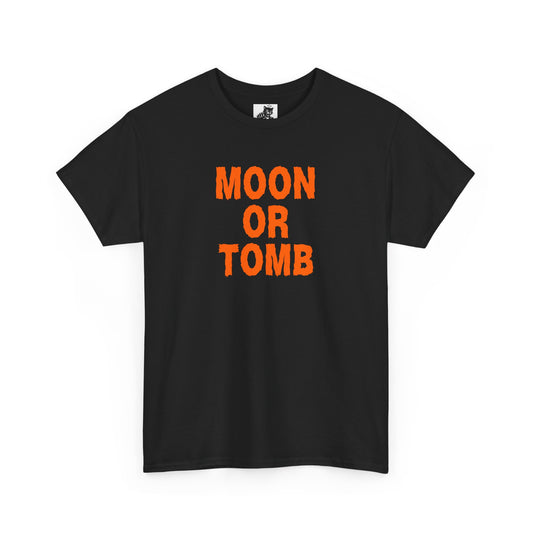 Moon or Tomb Graphic Tee - Crypto Halloween T-Shirt