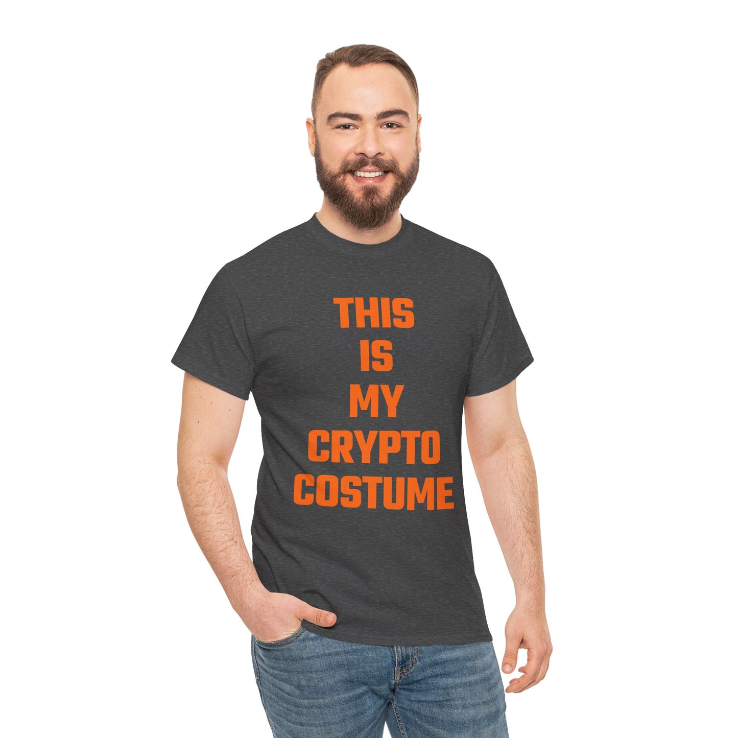 This Is My Crypto Costume Graphic Tee - Unisex Cotton T-Shirt