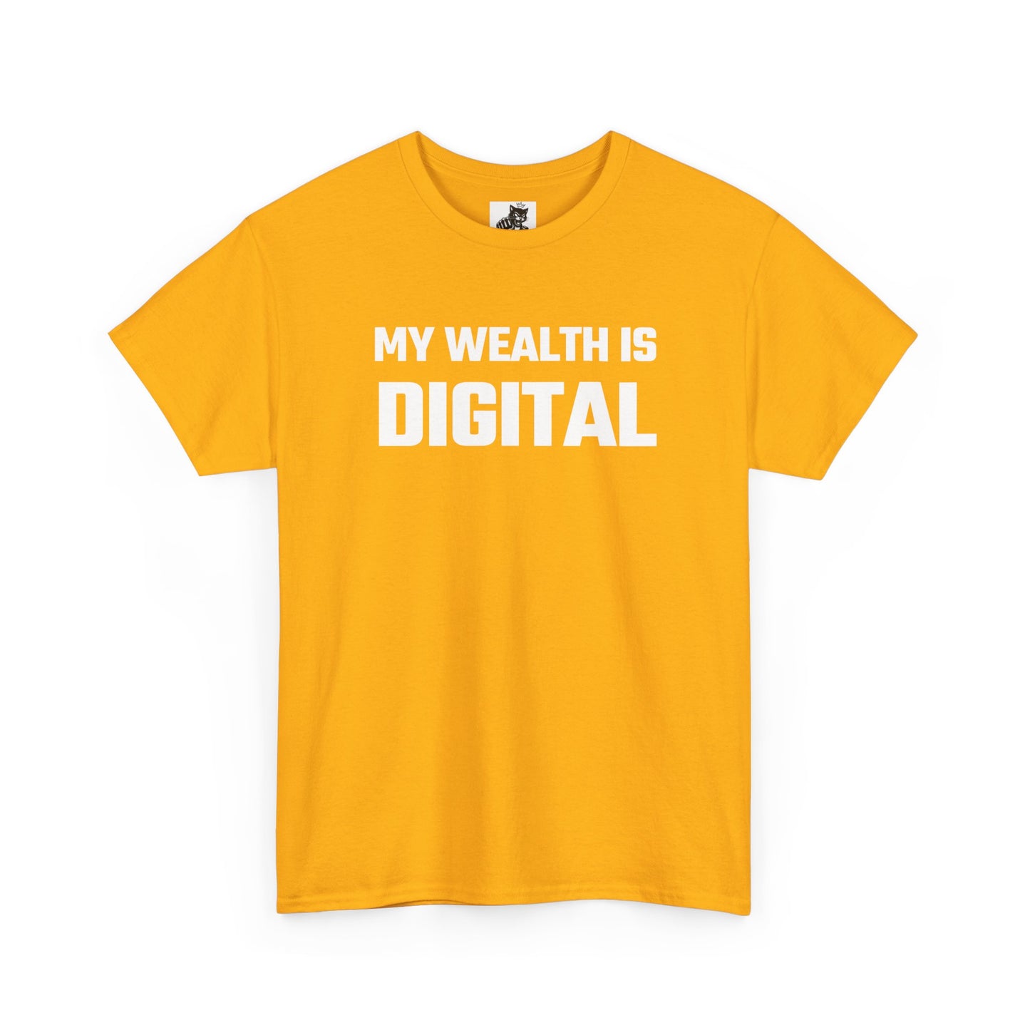 My Wealth Is Digital - Crypto Themed T-Shirt