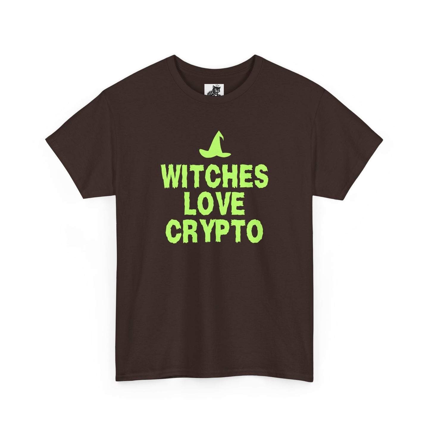 Witches Love Crypto (Version 2) Graphic Tee - Crypto Halloween Witch T-Shirt