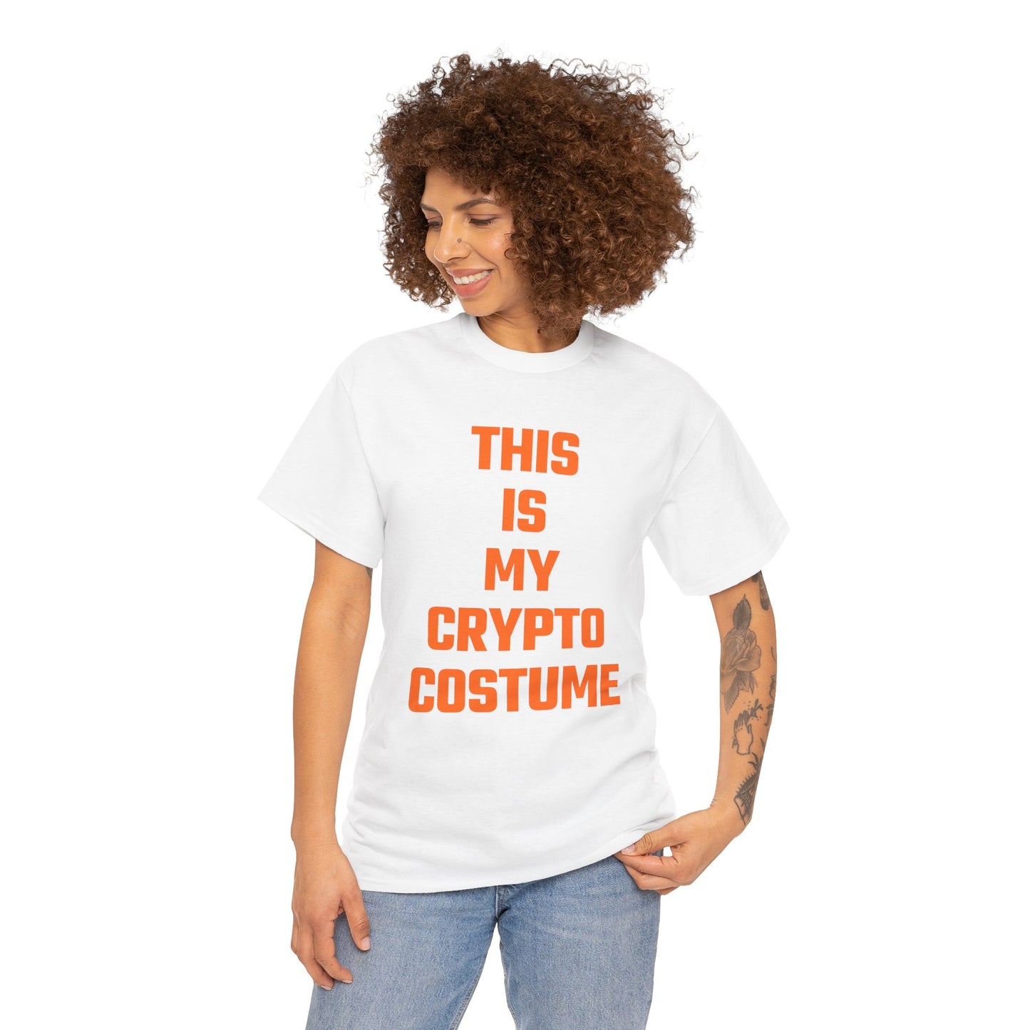 This Is My Crypto Costume Graphic Tee - Unisex Cotton T-Shirt