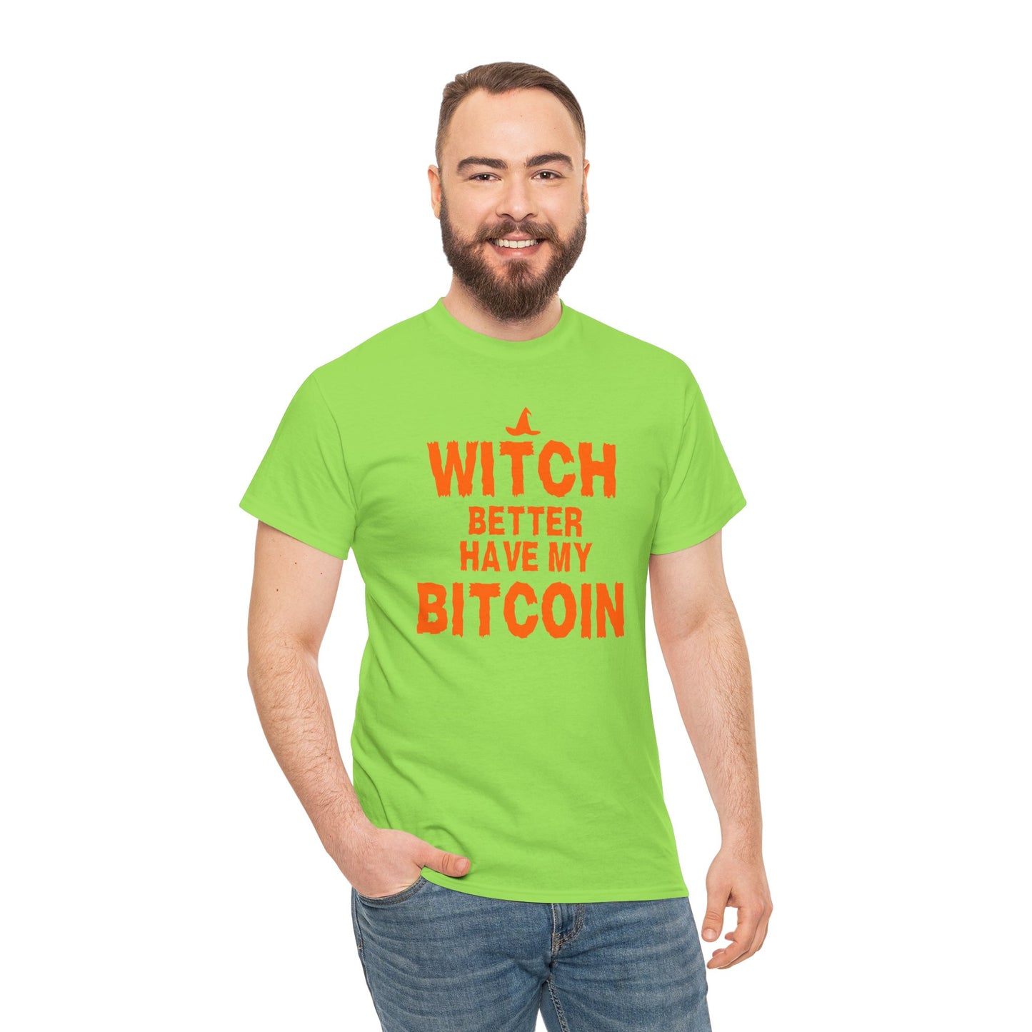 Witch Better Have My Bitcoin Graphic Tee - Crypto Halloween T-Shirt