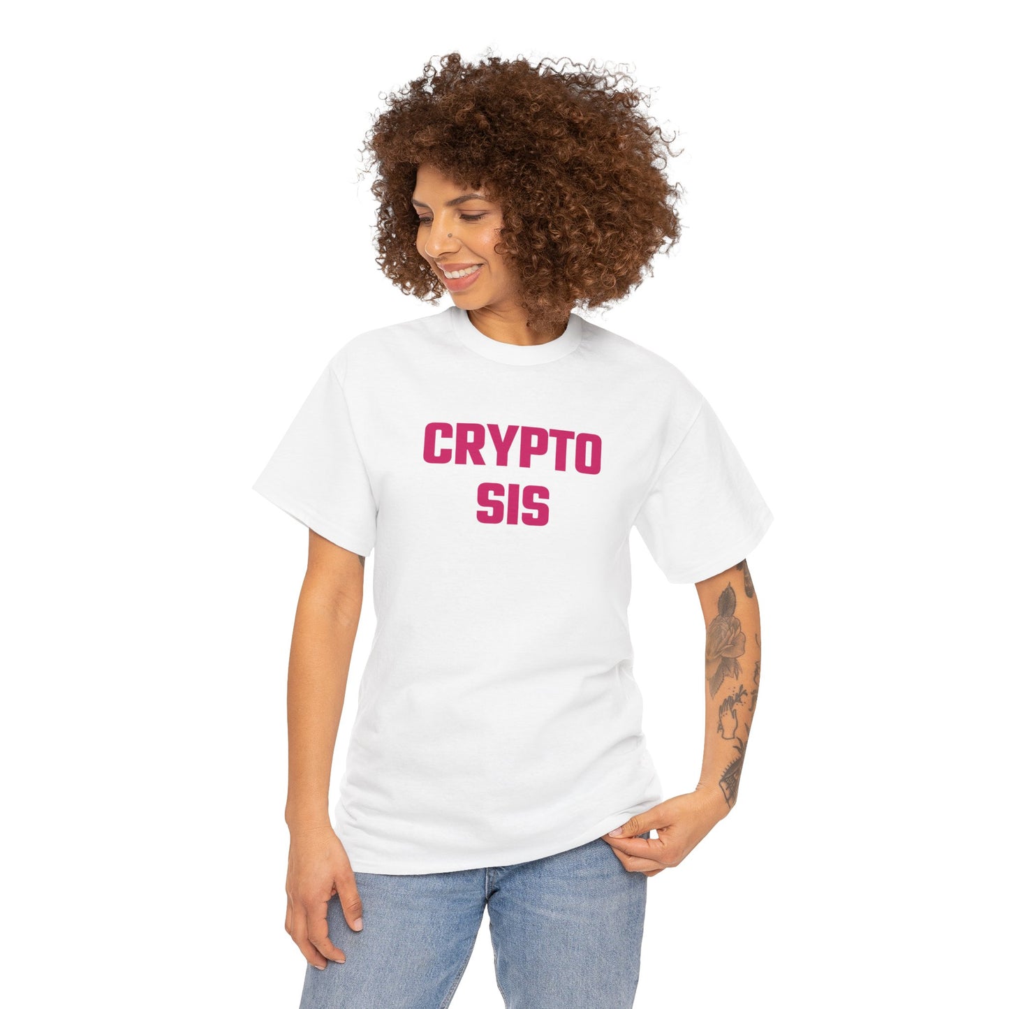 Crypto Sis (Version 2) Graphic Tee - Unisex Cotton T-Shirt
