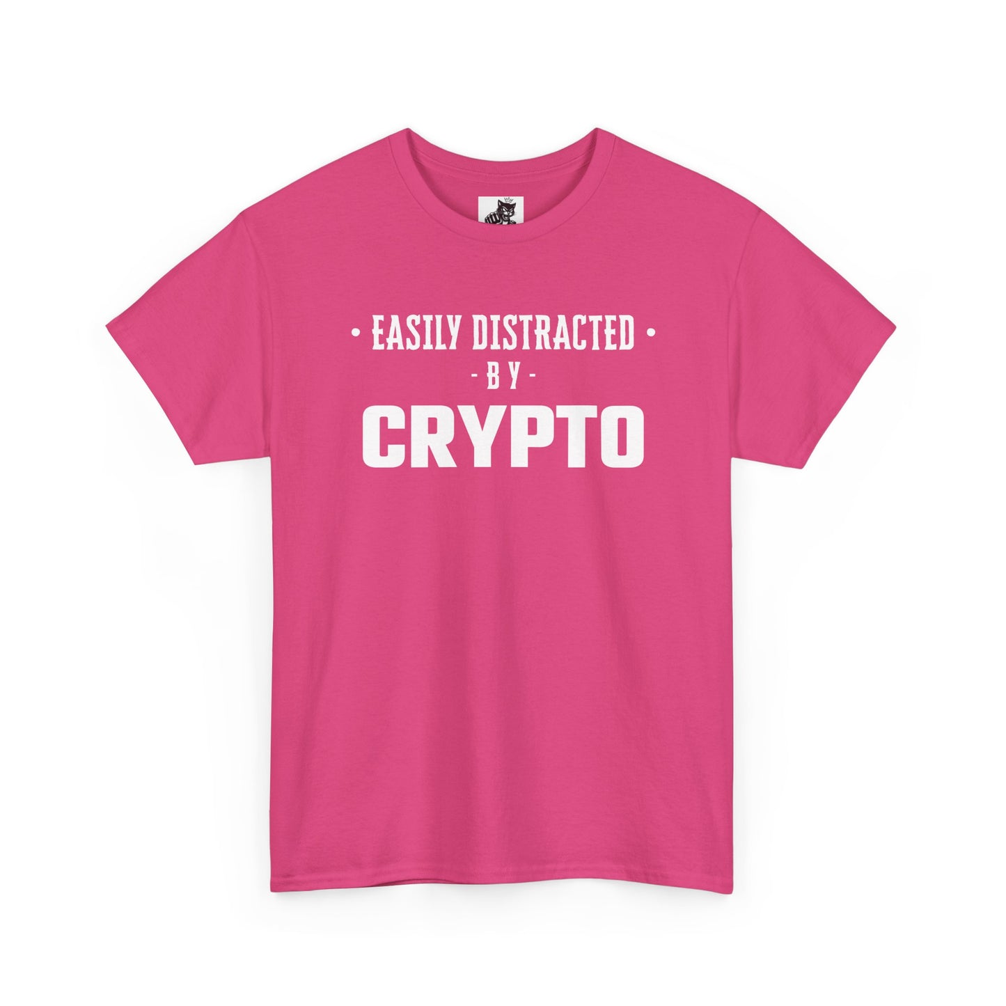 Easily Distracted By Crypto Graphic Tee - Unisex Cotton T-Shirt