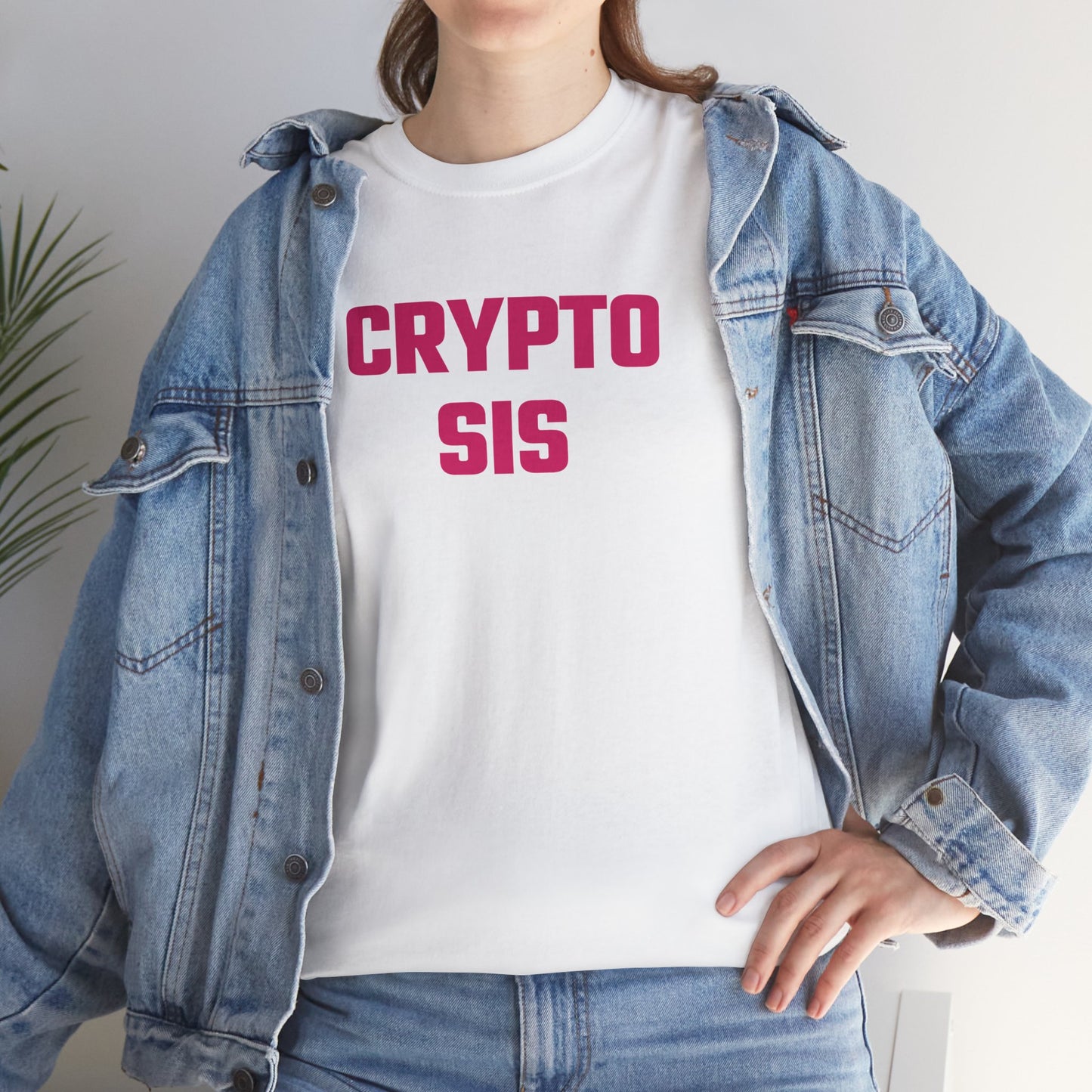 Crypto Sis (Version 2) Graphic Tee - Unisex Cotton T-Shirt