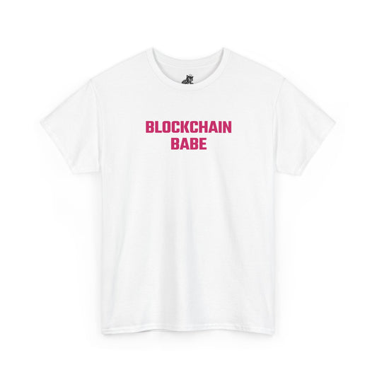 Blockchain Babe (Version 2) Crypto Themed T-Shirt