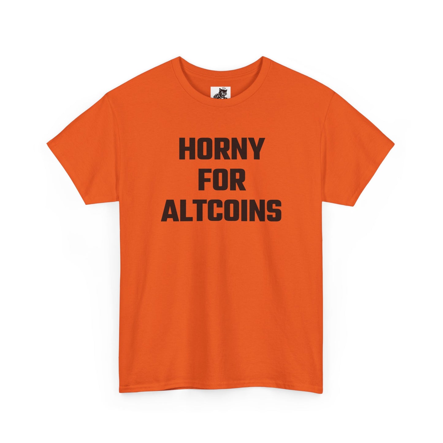Horny For Altcoins (Version 2) Crypto Themed T-Shirt