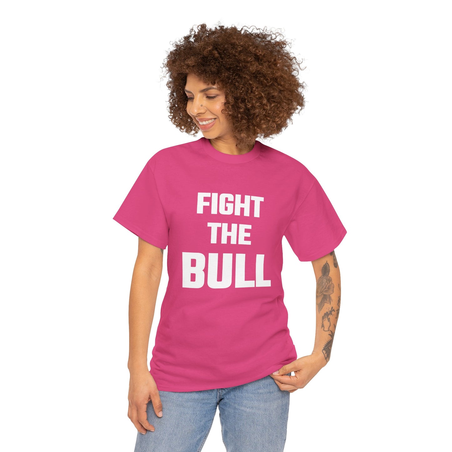 Fight The Bull Graphic Tee - Unisex Cotton T-Shirt