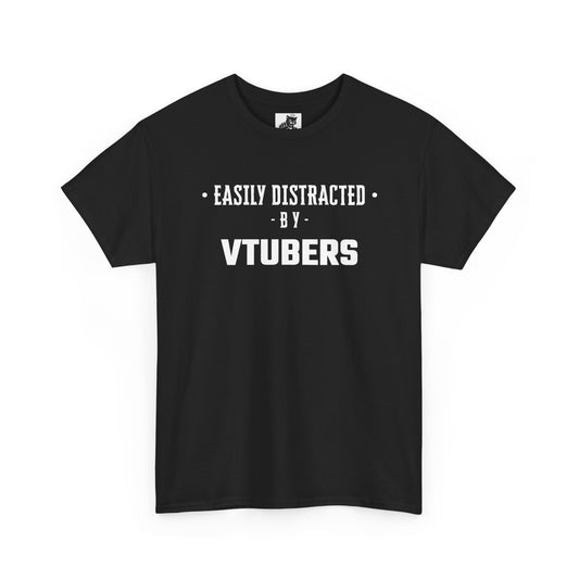 Easily Distracted By VTubers Graphic Tee - Unisex Cotton T-Shirt
