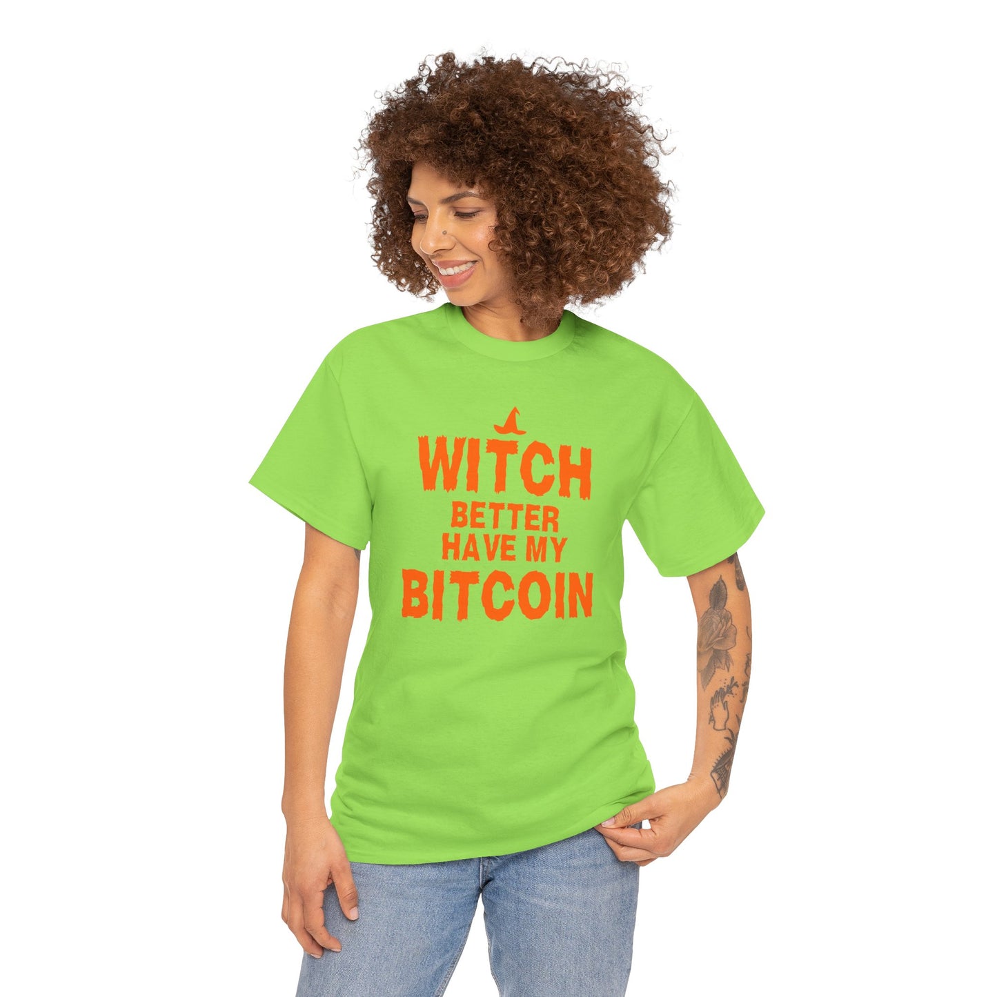 Witch Better Have My Bitcoin Graphic Tee - Crypto Halloween T-Shirt