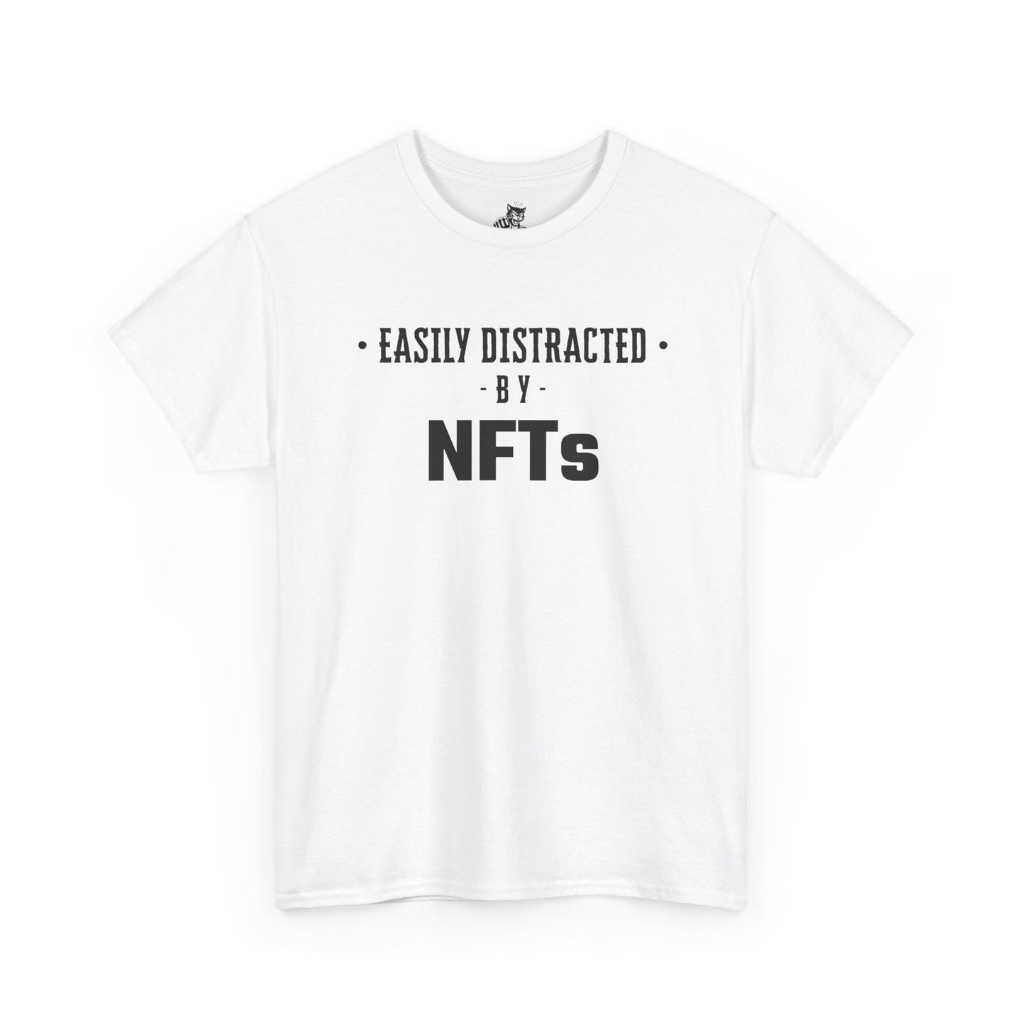 Easily Distracted By NFTs Graphic Tee - Unisex Cotton T-Shirt