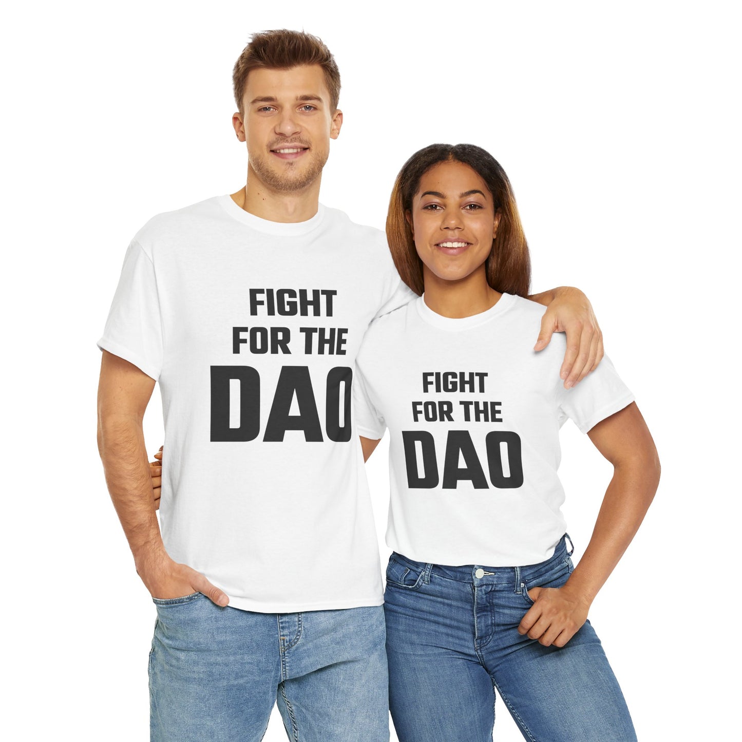 Fight for the DAO Graphic Tee - Unisex Cotton T-Shirt