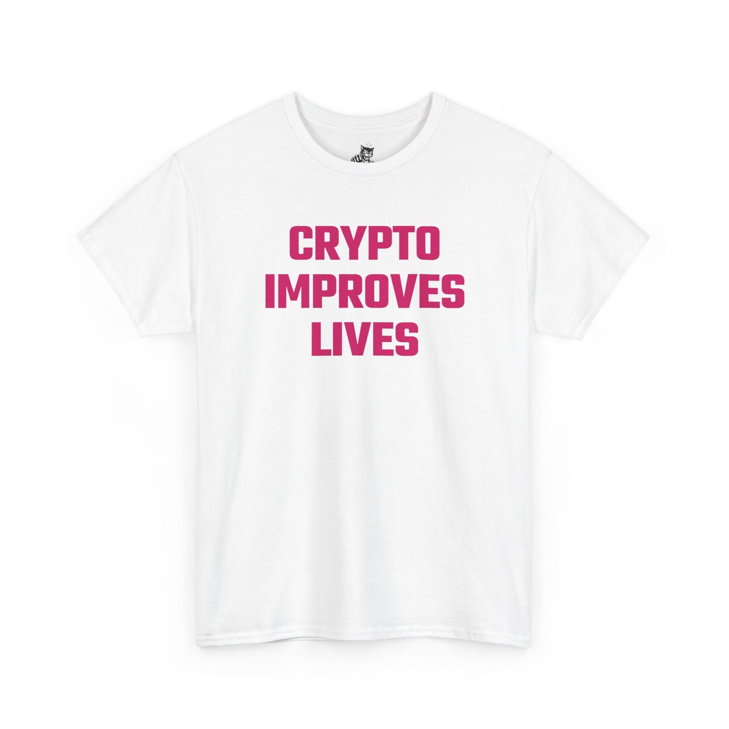 Crypto Improves Lives Graphic Tee - Unisex Cotton T-Shirt