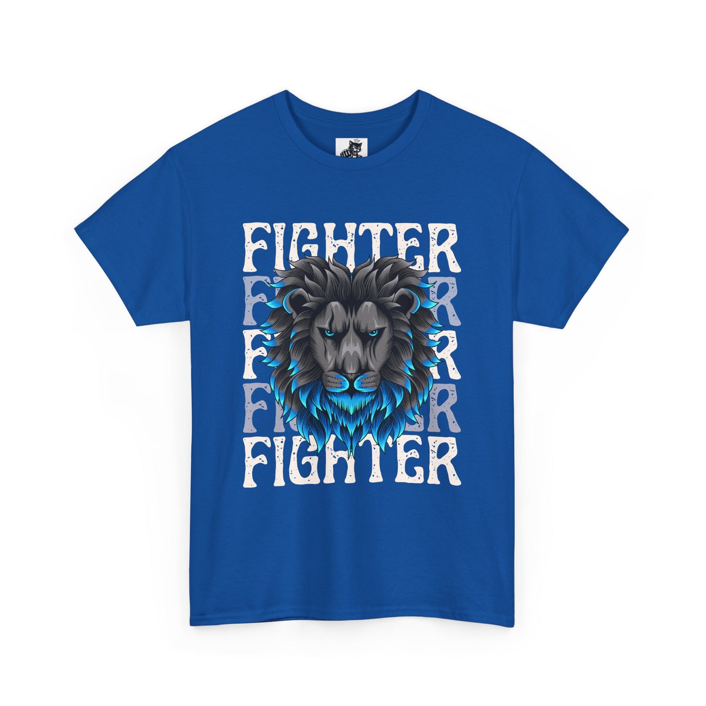 Fighter Lion Graphic Tee - Unisex Cotton T-Shirt