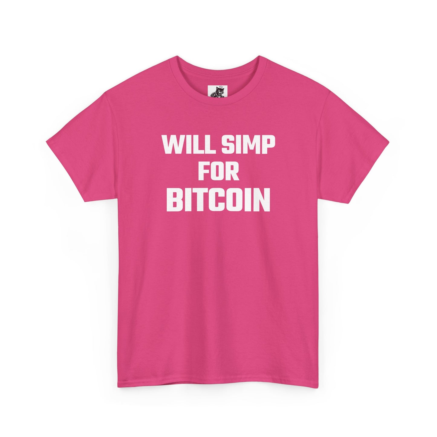 Will Simp For Bitcoin Graphic Tee - Unisex Cotton T-Shirt