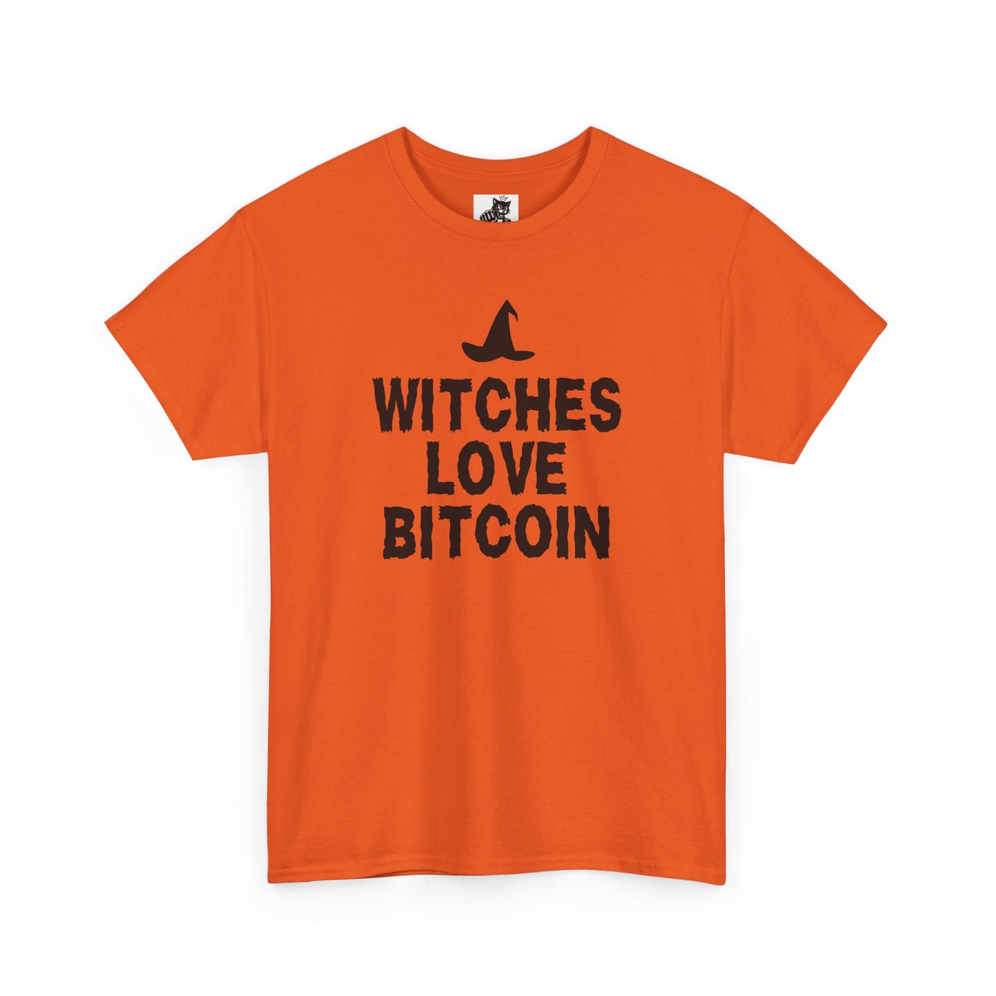 Witches Love Bitcoin Graphic Tee - Crypto Halloween Witch T-Shirt